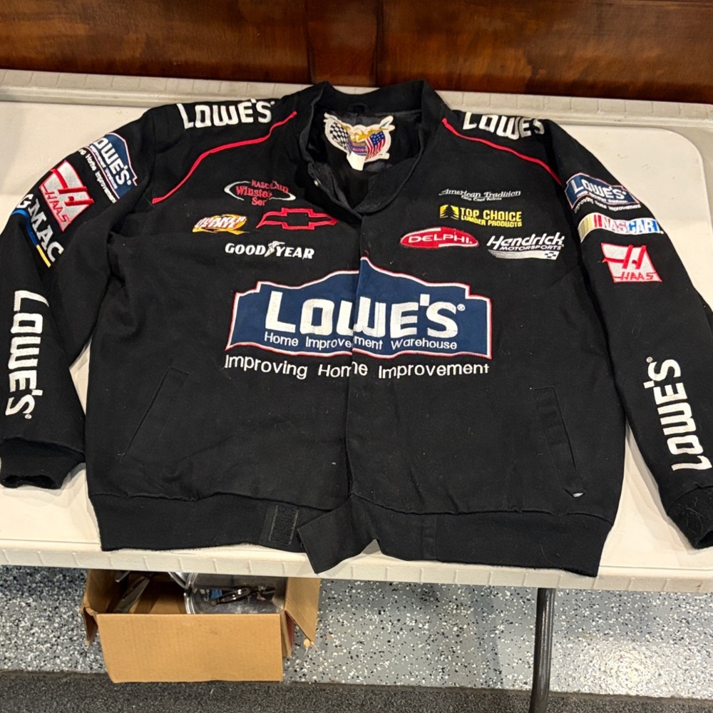 Vintage Jimmy Johnson Lowe's Racing Jacket